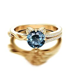 6-Natural Blue Topaz