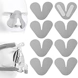 Nose Pads for CPAP Mask 8 Pack Nasal Pads Comfortable Avoiding Air Leaks Mask Liners Nose Guard Pad Reduce Pressure Indentation Sleeping