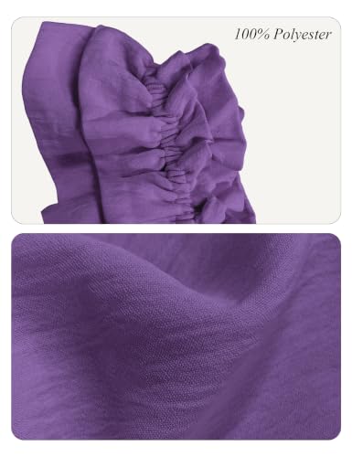 Image of KFUBUO Womens Pajamas Set 2 Piece Ruffle Pj Soft Tank Top and Shorts Sleepwear Set Bridal Pajama for Women Set