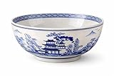 Festcool 12 Inch Blue and White Porcelain Bowl, Large Chinese Decorative Centerpiece Bowl, Oriental...