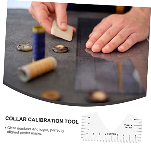 NUOBESTY 8 Piezas Regla Para Camisetas Redondas Unidades Herramienta De Alineación De Camisetas Guía De Tallas Regla Para Plantillas Para Corte y Costura