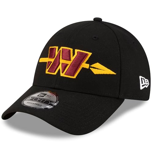 New Era Men's Black Washington Commanders Alternate 9FORTY Adjustable Hat