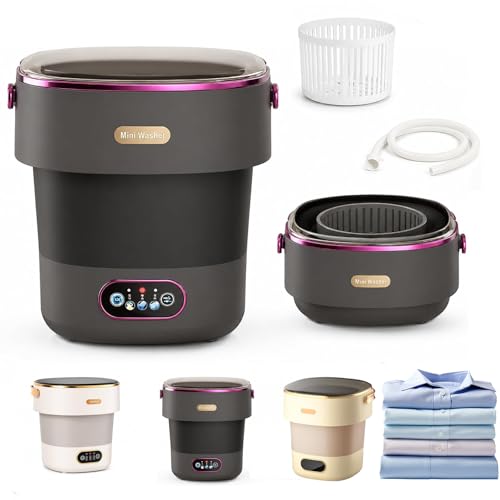 Mini machine à laver 3 modes avec essoreuse pour linge délicat