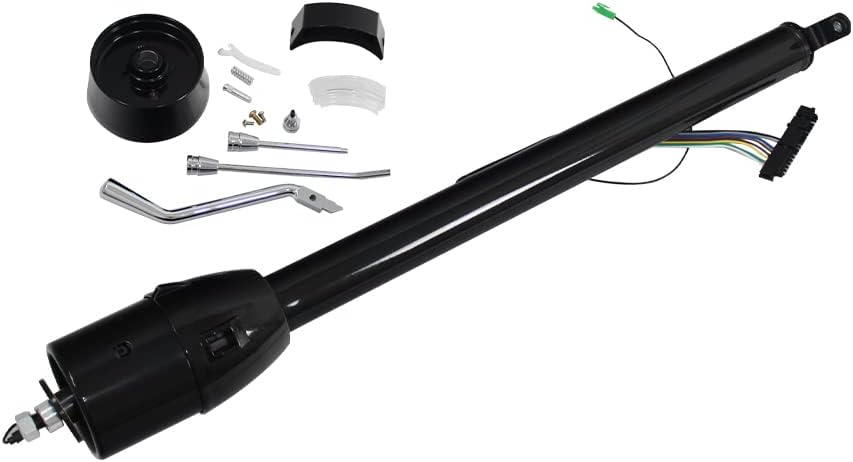 33" Black Auto Steering Column Shift Tilt with Prewired for 1960-1972 Chevrolet C10 Truck C20 GMC Without Key