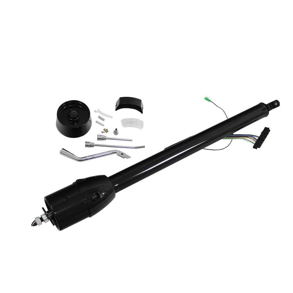 33" Black Auto Steering Column Shift Tilt with Prewired for 1960-1972 Chevrolet C10 Truck C20 GMC without Key