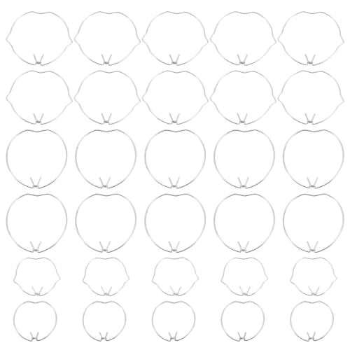 Create idea 30PCS Retaining Spring Rings Clasp for MR16 MR11 Diameter 35mm and 50mm LED Halogen Bulb Holders 2 Shapes 2 Sizes Bulb Fittings or Most Lamps