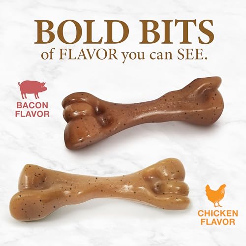 Image of Nylabone Strong Chew Gourmet Style Dog Chew Toy, Small, 2 Count