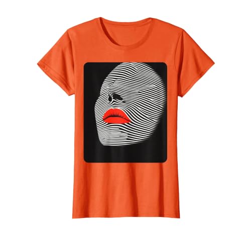 Female Women's Fashion Style Designer T-Shirt, Women, Orange, Large