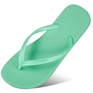 Effen kleur Fip Flops Dames Sandalen en Slippers Buiten de voeten Slip Non-slip Flat Beach Schoenen (Kleur : K, Maat : 35)