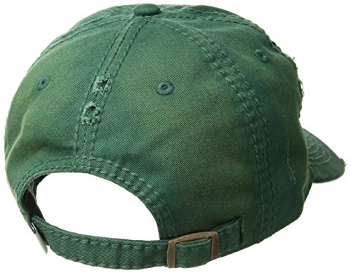 Life is Good Sunwashed Chill Cap Baseball Hat Collection,Forest Green
