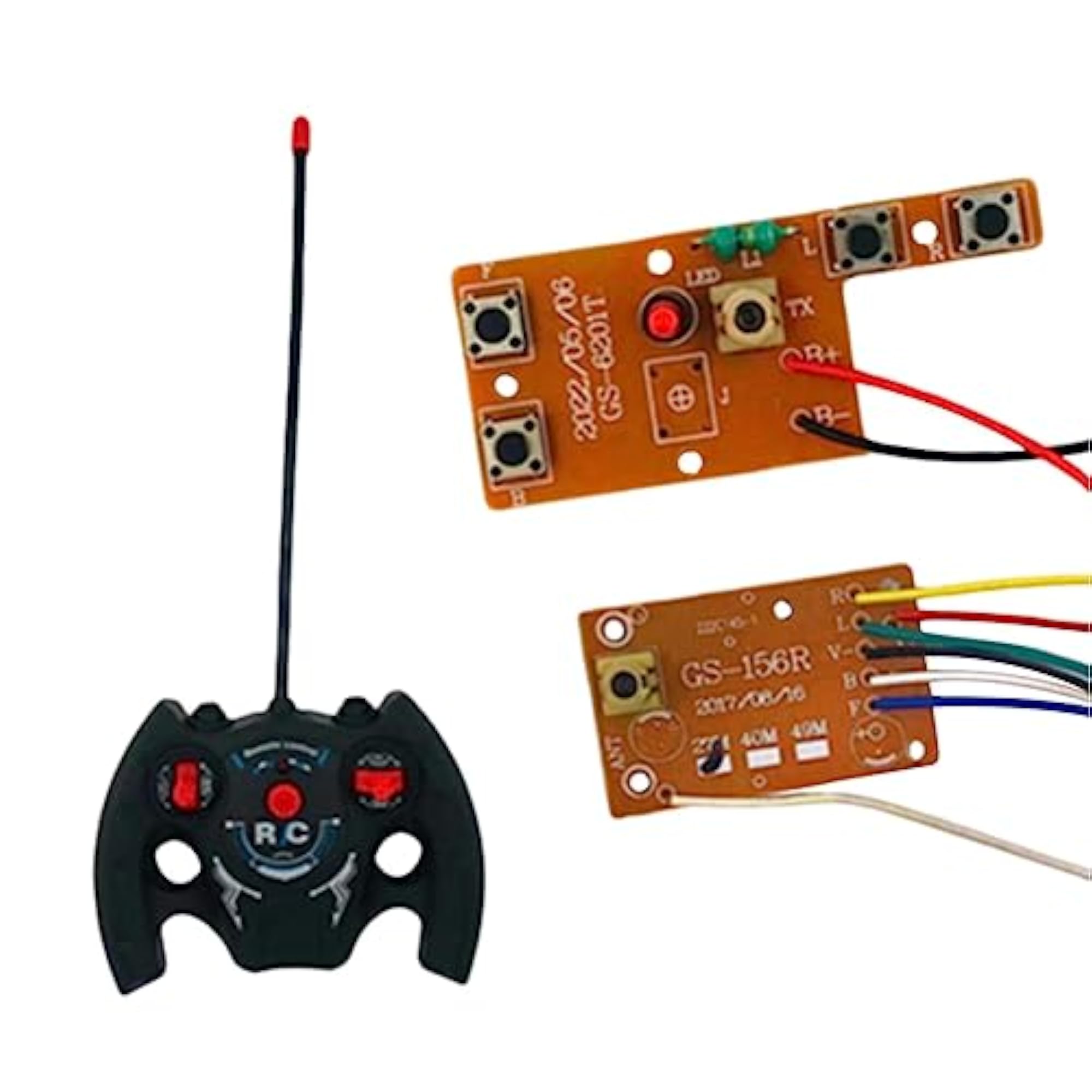Transmitter Board Receiver Board Radio System 4Ch for Vehicles