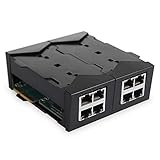  Turris MOX E (Super Ethernet) Module  8 Ports LAN 10/100/1000 Mbps (RJ-45), Bus SGMII traversant (connectez jusqu\'à 24 appareils)  pour Un routeur MOX Open Source et sécurisé
