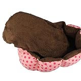 PENVEAT Nouvelle Toison Chien Chiot Chat Chaud lit Maison Peluche Confortable nid Mat Pad Rouge Prix Haute qualité juin6, Rose, s