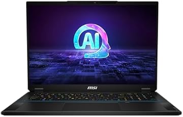 Stealth 18 AI Studio 18” 240Hz QHD+ Gaming Laptop: Intel Ultra 9-185H, NVIDIA Geforce RTX 4080, 32GB DDR5, 1TB NVMe SSD, Cooler Boost 5, Win 11: Black A1VHG-019US