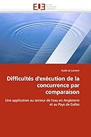 Difficulta(c)S D''Exa(c)Cution de La Concurrence Par Comparaison 6131558744 Book Cover
