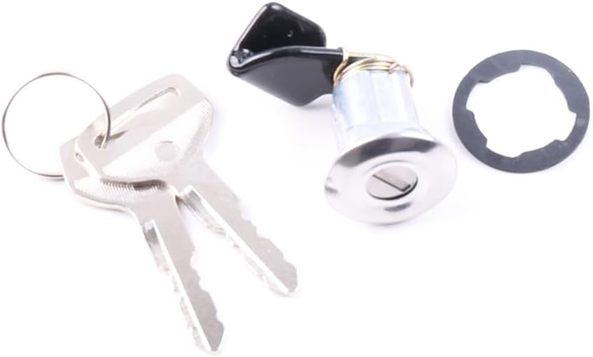 Fuel Door Lock Cylinder & Keys 69058-35140 Compatible with Toyota 1995-2004 Tacoma 2000-2003 Tundra