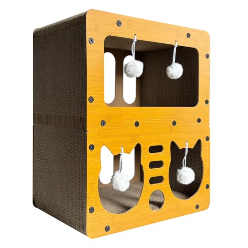 QUTUNI Large 2-Tier Cat Scratcher