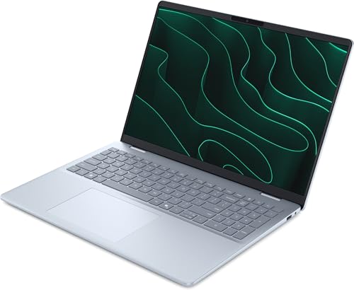 Image of Dell 16 Plus Personal Laptop, 2025, 16 inch 1920x1200, Touch, Intel-8 Core Ultra 9 288V, 32GB LPDDR5, 1TB SSD, Win11 Pro, Backlit KB, Wi-Fi 7, BT 5.3, Thunderbolt 4, 1080p + IR Camera, Ice Blue