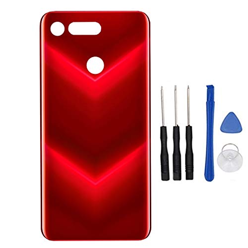 soliocial Trasera Tapa de Batería Battery Cover Carcasa para Huawei Honor View 20 / Honor V20 PCT-AL10 Red