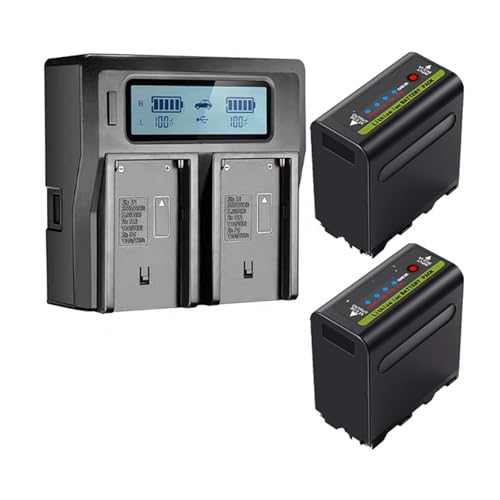 Batería NP-F960 para evitar apagones en monitores de campo y cámaras Sony DSR-PD150