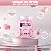 BTTEUYE Spa Foot Bath Pedicure Tablets ,Pedicure Foot Spa Supplies,Natural & Refreshing, Relieve Fatigue, Quickly Dissolve & Remove Dead Skin, Rose Fragrance, 350-Count