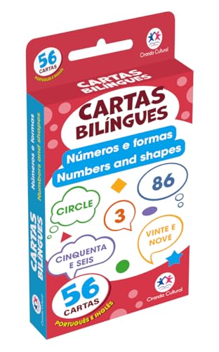 Flash Cards Cartas Bilíngues – Números e formas – Numbers and shapes: