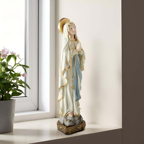 Figura de Nuestra Señora de Lourdes de 15 pulgadas miniatura 3