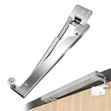 Türschließer Zimmertür,Automatischer Türschließer,Automatischer Hydraulischer Türschließer für Schiebetüren – Edelstahlmodell mit Linksanschlag – Mehrlochbefestigung