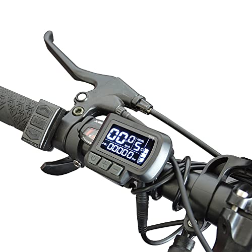 XBERSTAR Fahrrad LCD Display, 24V/36V/48V EN06 LCD Display mit SM/WP...