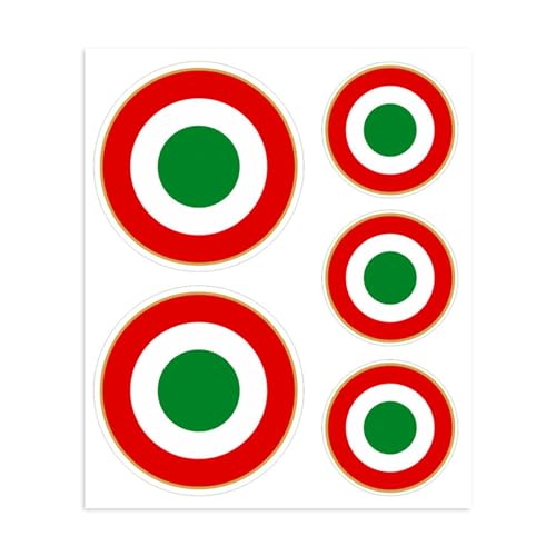 4R Quattroerre.it 8091 Adhesivos Cockade Italia, 14 x 16 cm