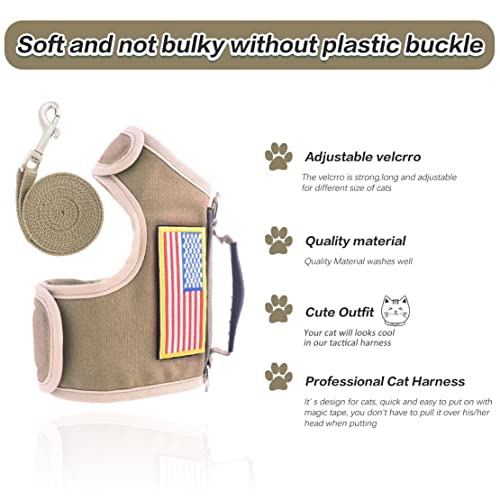 Yizhi Miaow HARNESS04 Tactical Cat Harness And Leash thumb #2