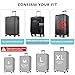 TRAVELKIN more than travel Luggage Covers For Suitcase Tsa Approved,Suitcase Cover Protector Fit 18-32 Inch Luggage