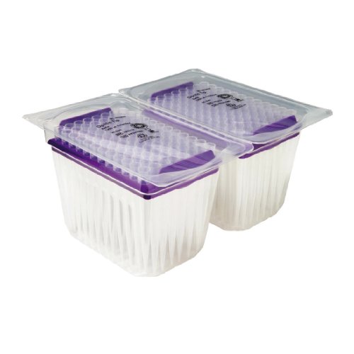 Sartorius 791212 Polypropylene Optifit Extended Pipette Tip, Refill Pack, Non Sterile, Purple, 50-1200µl Volume Range, 90mm Length (Case of 960)