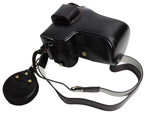 Volle Schutz Bottom Öffnung Version Schutz PU Leder Kamera Tasche für Sony ILCE-7RM3 Alpha 7R III mit 24-70mm Objektiv…