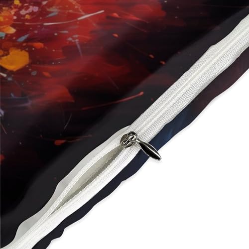 Parure de lit foot fermeture éclair 200x200 pour literie double