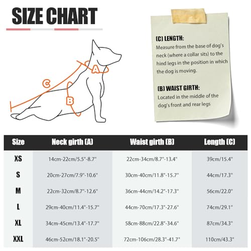 DONGKER Hunde Schlepptasche, 1 Stuck Langlebig Hunde Schleppsack für behinderte/gelähmte Hunde | Schützt Gliedmaßen | Strapazierfähiges Nylon | Atmungsaktiv und bequem