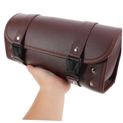 Bolsa trasera retro para motocicleta VALICLUD resistente al clima con fácil instalación, múltiples compartimentos para herramientas y accesorios miniatura 3