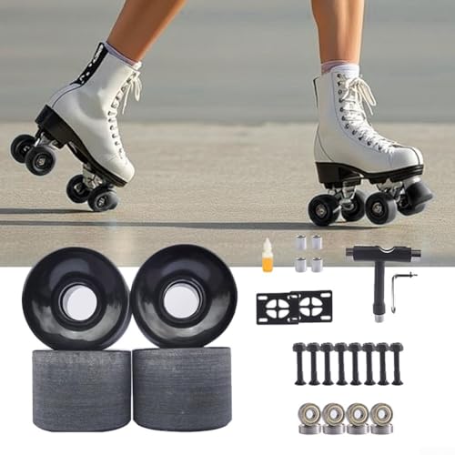 Kit di riparazione ruote skateboard con cuscinetti, distanziatori e rondelle