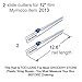 2012 Slide-Cutter Replacement 2 Pack for 12” Plastic Food wrap - fits Most Commercial Kitchen Boxes