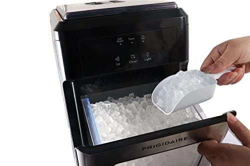 Frigidaire EFIC237 Countertop Crunchy Chewable Nugget Ice Maker, 44lbs per day, Black Stainless - image 8