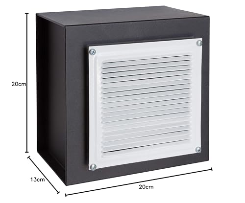 ARREGUI Grid 13000W-S0 Lüftungsgitter Tresor | Getarnter Safe | Versteckter Wandtresor | Einbau Tresor | 20x20x13 cm, 6 L