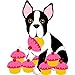 CafePress Bostonterriercupcakes2 Hard Cover Journal Notebook, Personal Diary