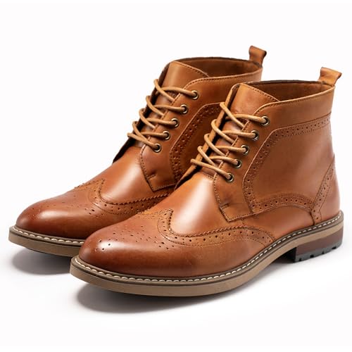 ArcBrothers YellowBrown Brogue Boot