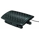 Fellowes 8040901 Climate Control Footrest, Black