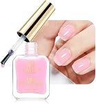MIZHSE 16ML Nail Strengthener,Nail Hardener Extra Strong and Growth | 4 IN 1Pink Nail Polish for Repair Treatment Ridge Filler Nails Foundation Polish for Thin and Damaged Nails Manicure DIY