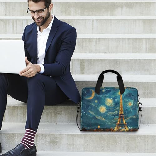 Bolso Maletín para Laptop 13-15.6 Pulgadas ALAZA Van Gogh miniatura 3