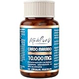 Cardo Mariano 10000 mg Estado Puro, 80 Cápsulas | Extracto de Semillas 25:1, Estandarizado al 80% en Silimarina, Colina, Alta Concentración, Hígado, Digestión y Detox