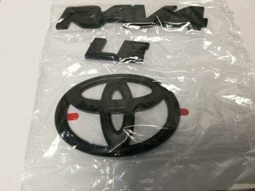 Miniatura 2 de Toyota RAV4 LE Blackout negro emblema superposiciones PT948-42194-02