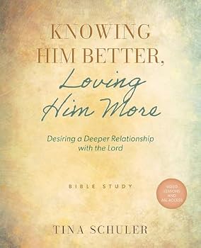 Paperback Knowing Him Better, Loving Him More: Desiring a Deeper Relationship with the Lord Book