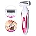 Lady Shaver Hair Removal, S-will Women's Waterproof Bikini Trimmer Painless Hair Removal Epilator, Use Wet & Dry - Pink
